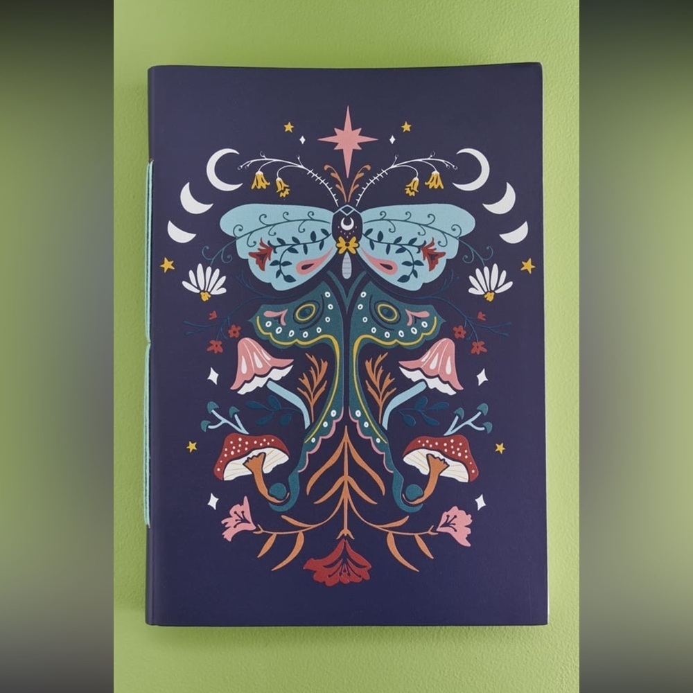 Earthbound Trading Large Luna Moth Leather
Journal (EB Exclusive), NWT
